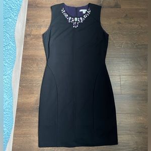 SOLD Boston Proper jeweled neckline sheath dress 💎